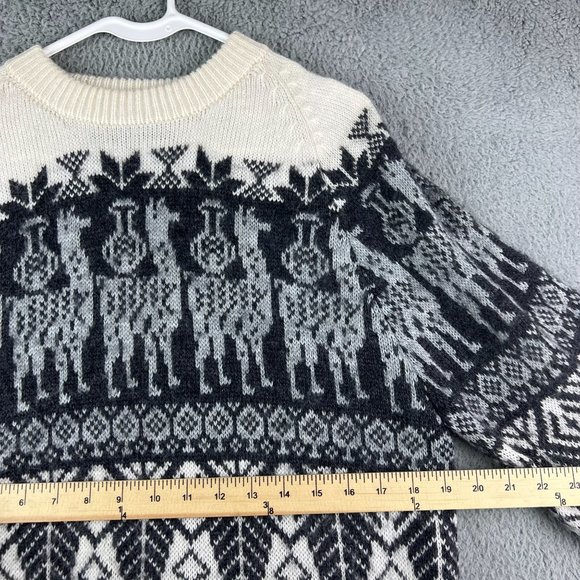 ALPACA CONNECTION Women's Geometric‎ Print Sweater size XL - Picture 3 of 8